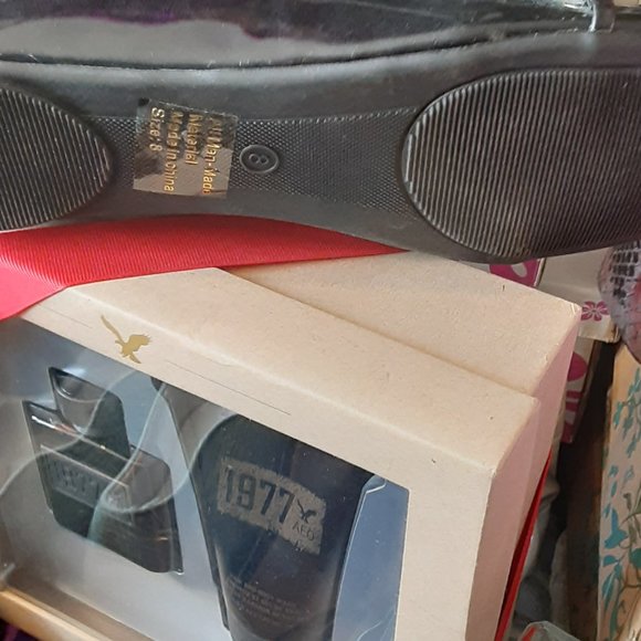 KISS & TELL BLACK PATENT SHOES BALLET FLATS - Picture 2 of 3